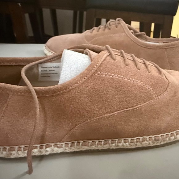 Frank Wright Men's Dusty Pink Suede Espadrilles Size 11 (Size 45) - Never Worn!! - Picture 10 of 10